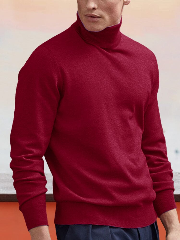 Wool Rollkragen Bottoming Pullover