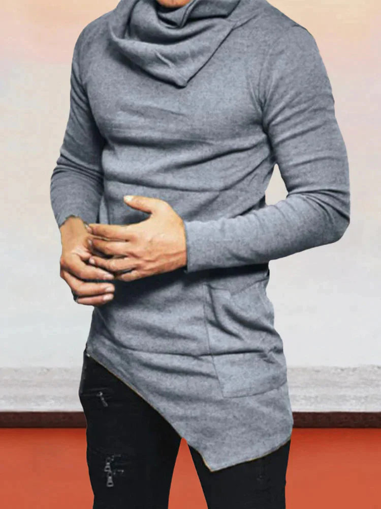 Uni Stacked Kragen Hoodie