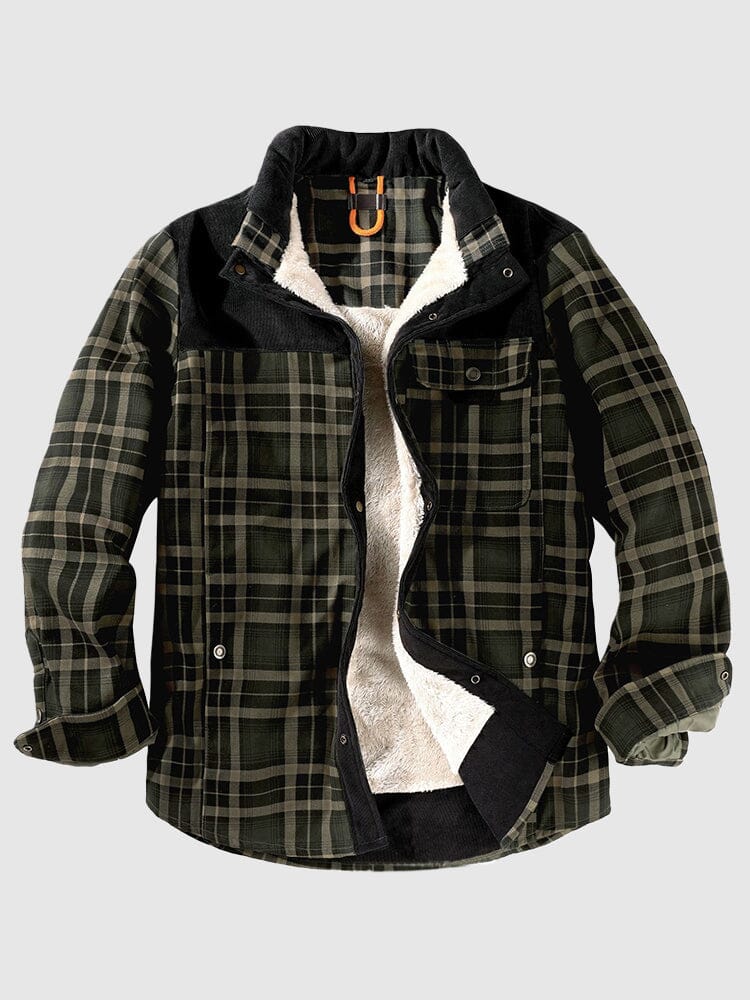 Padded Warm Baumwolle Flannelette Jacke