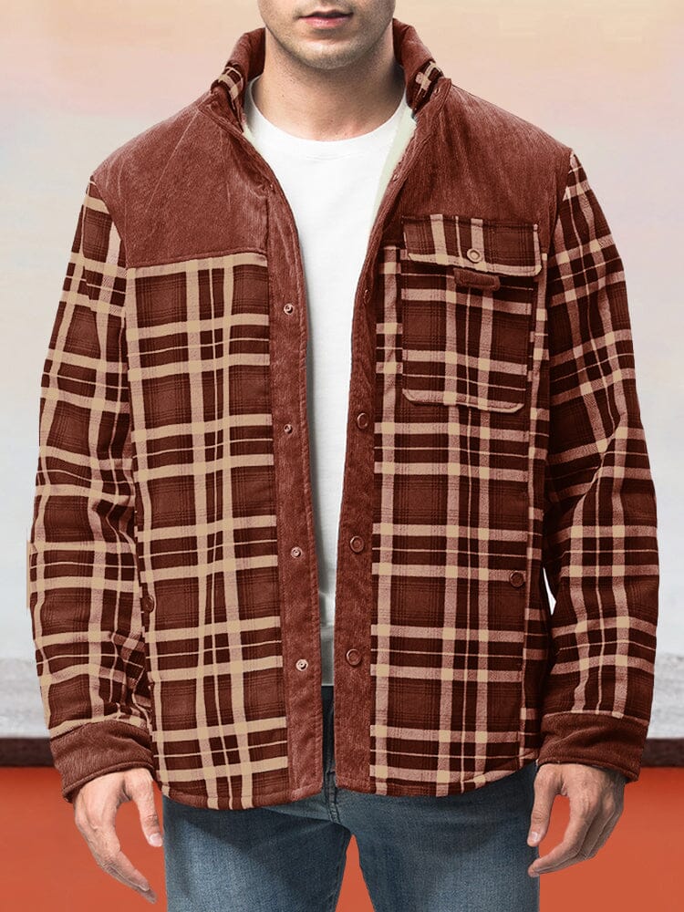 Padded Warm Baumwolle Flannelette Jacke