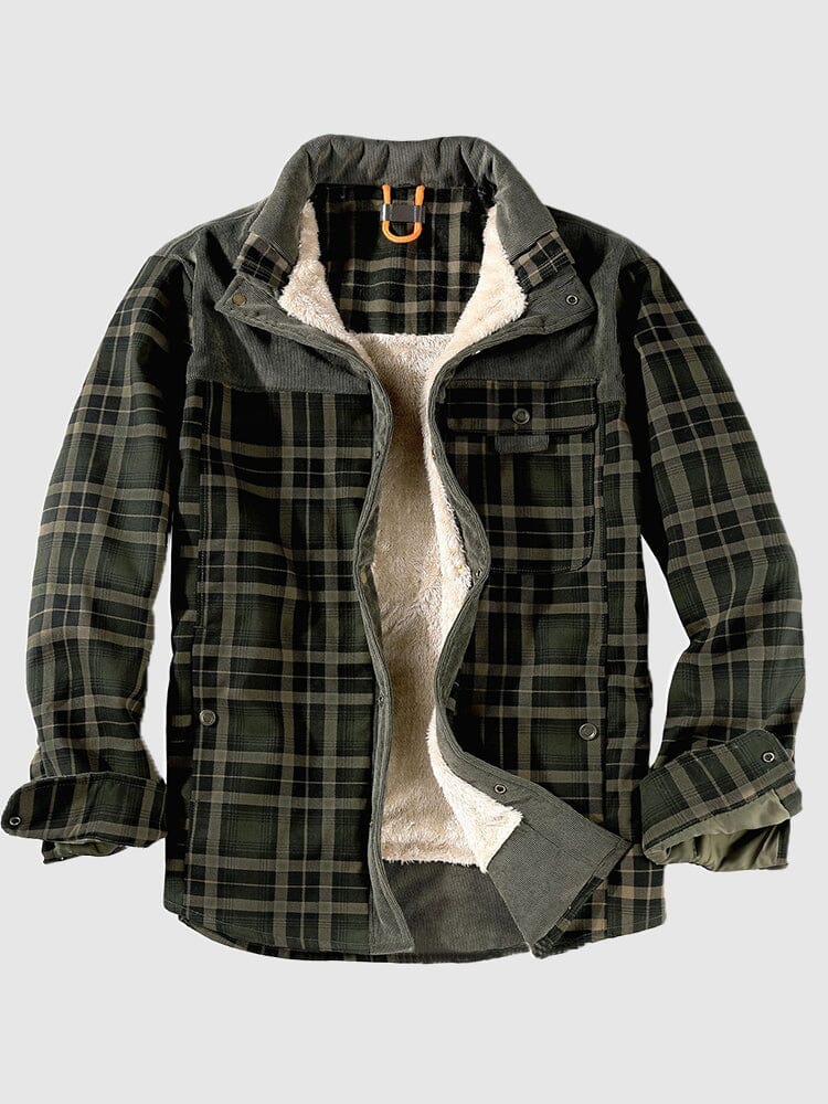 Padded Warm Baumwolle Flannelette Jacke