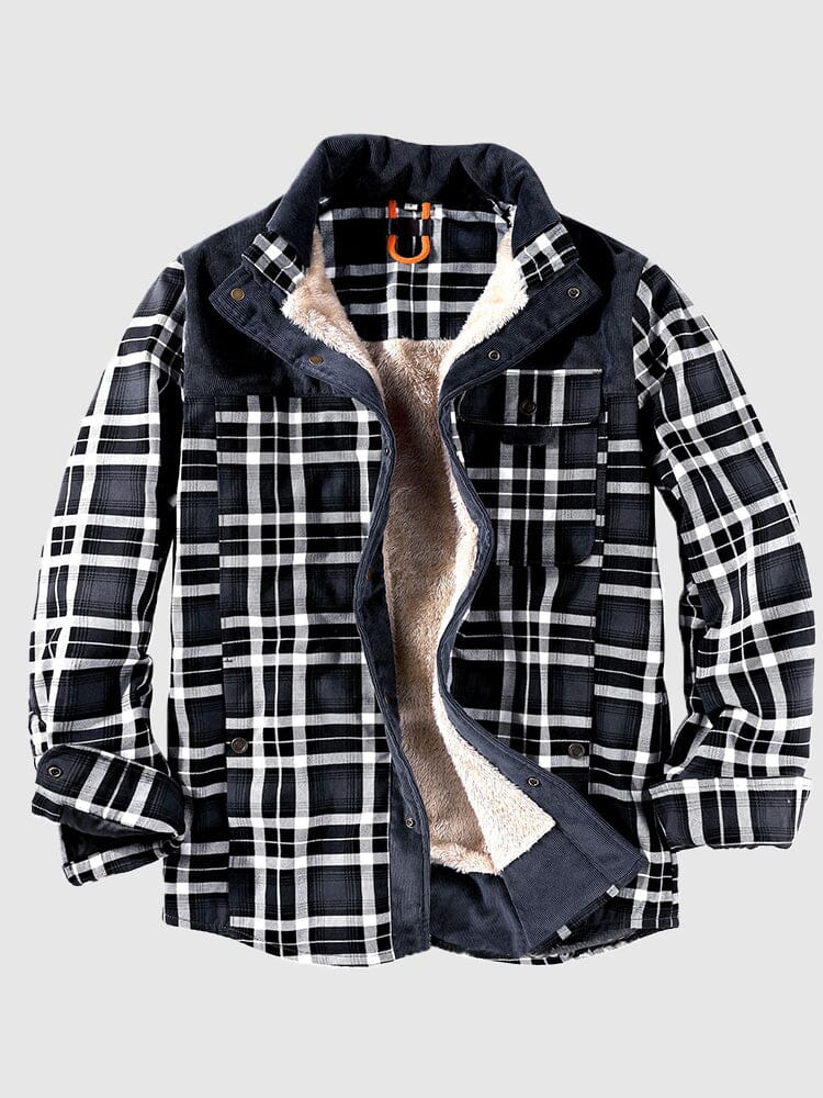 Padded Warm Baumwolle Flannelette Jacke