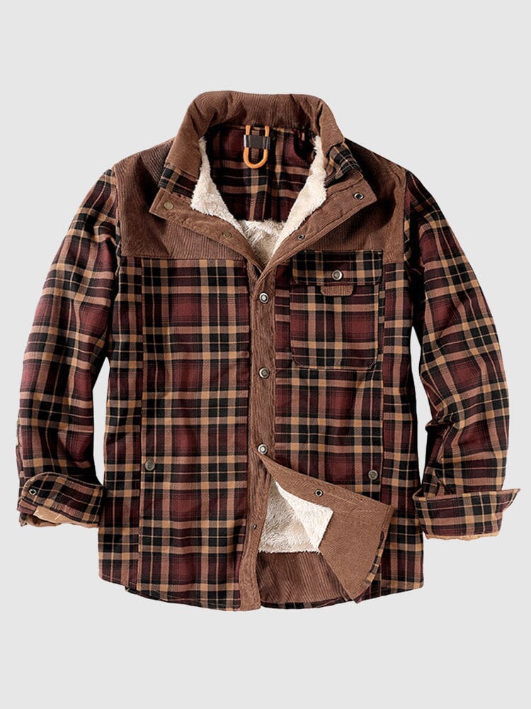 Padded Warm Baumwolle Flannelette Jacke
