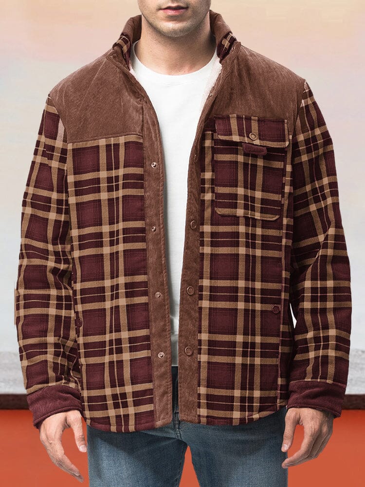 Padded Warm Baumwolle Flannelette Jacke