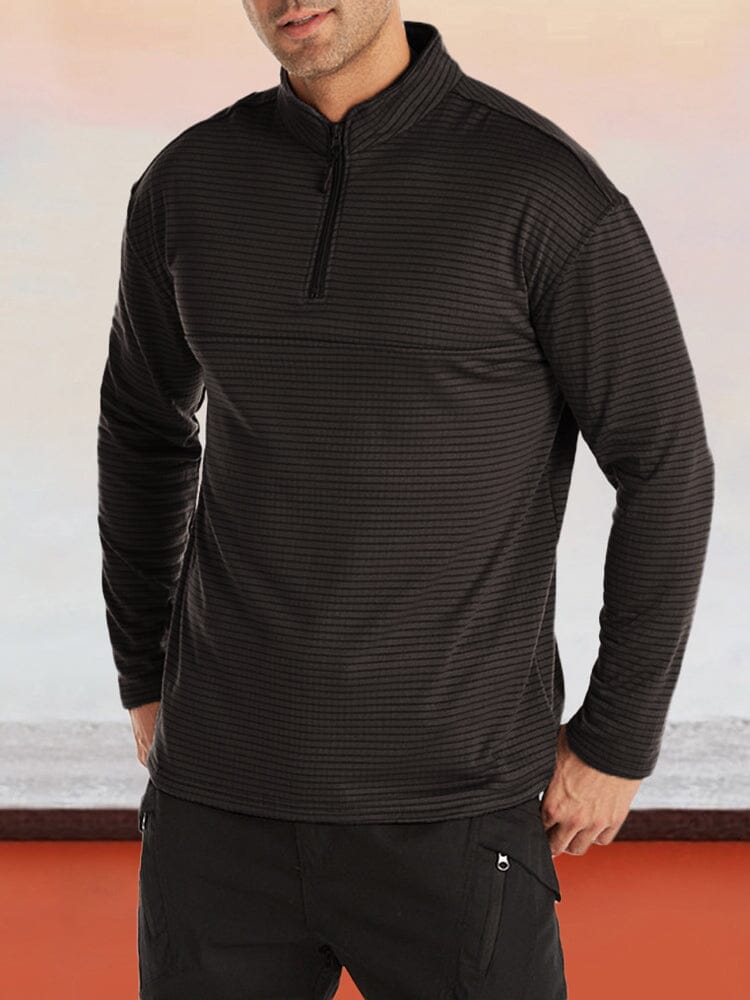 Square Check Rocker Fleece Basic T-Hemd