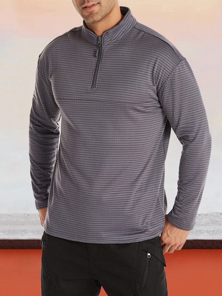 Square Check Rocker Fleece Basic T-Hemd
