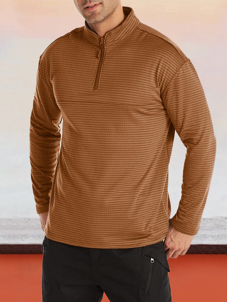 Square Check Rocker Fleece Basic T-Hemd