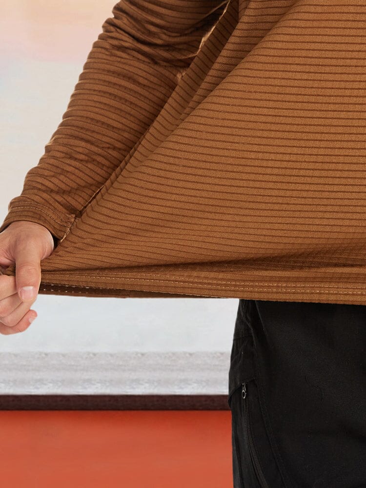 Square Check Rocker Fleece Basic T-Hemd