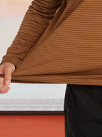 Square Check Rocker Fleece Basic T-Hemd