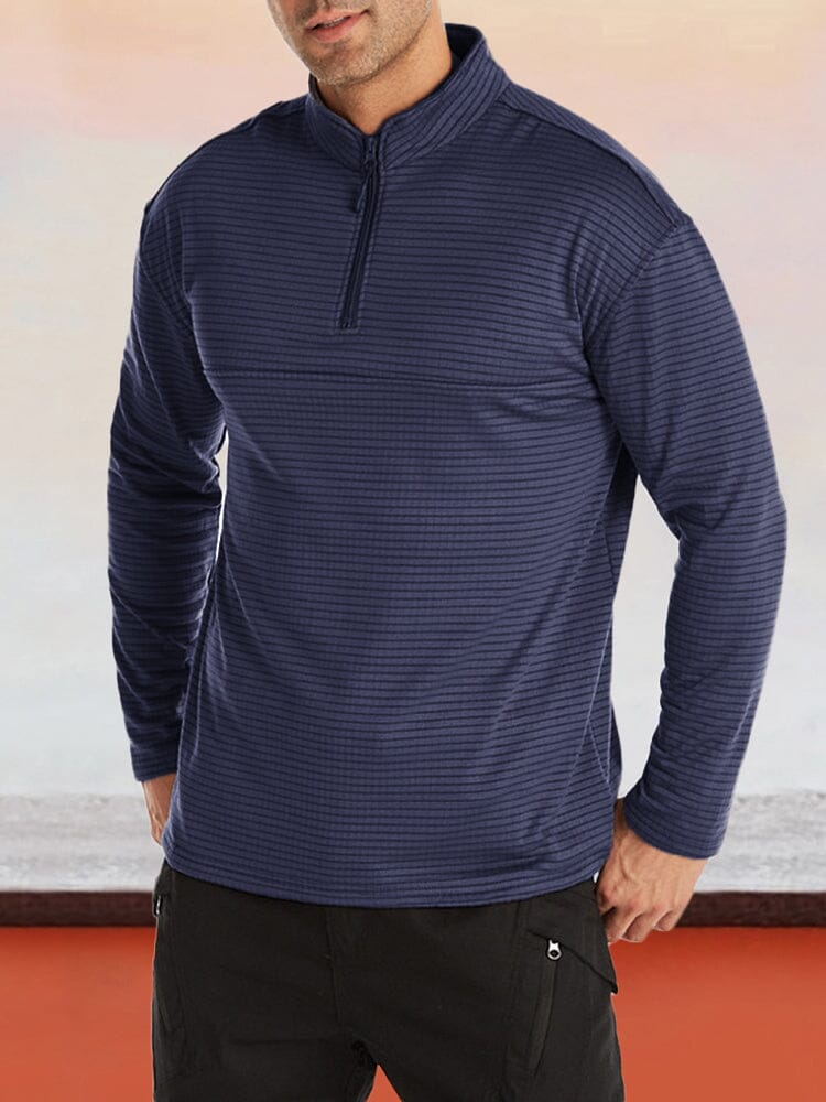 Square Check Rocker Fleece Basic T-Hemd