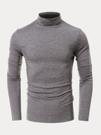 Klassisch Slim Fit Rollkragen Basic Top