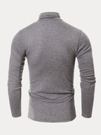 Klassisch Slim Fit Rollkragen Basic Top