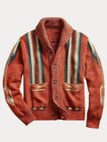 Vintage Graphic Pullover Mantel