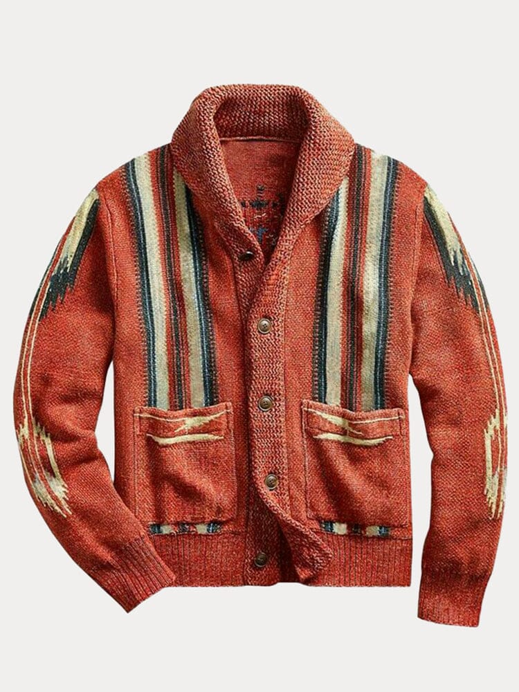 Vintage Graphic Pullover Mantel