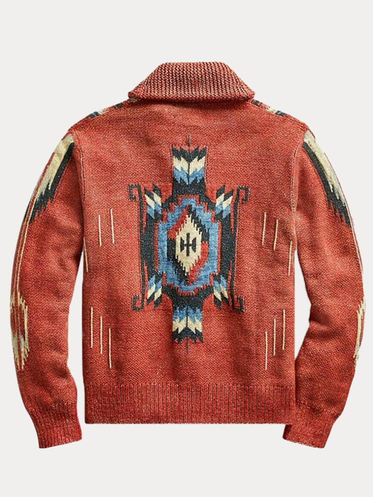 Vintage Graphic Pullover Mantel