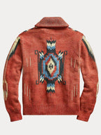 Vintage Graphic Pullover Mantel