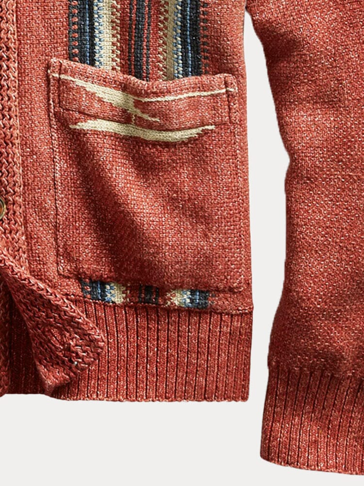 Vintage Graphic Pullover Mantel