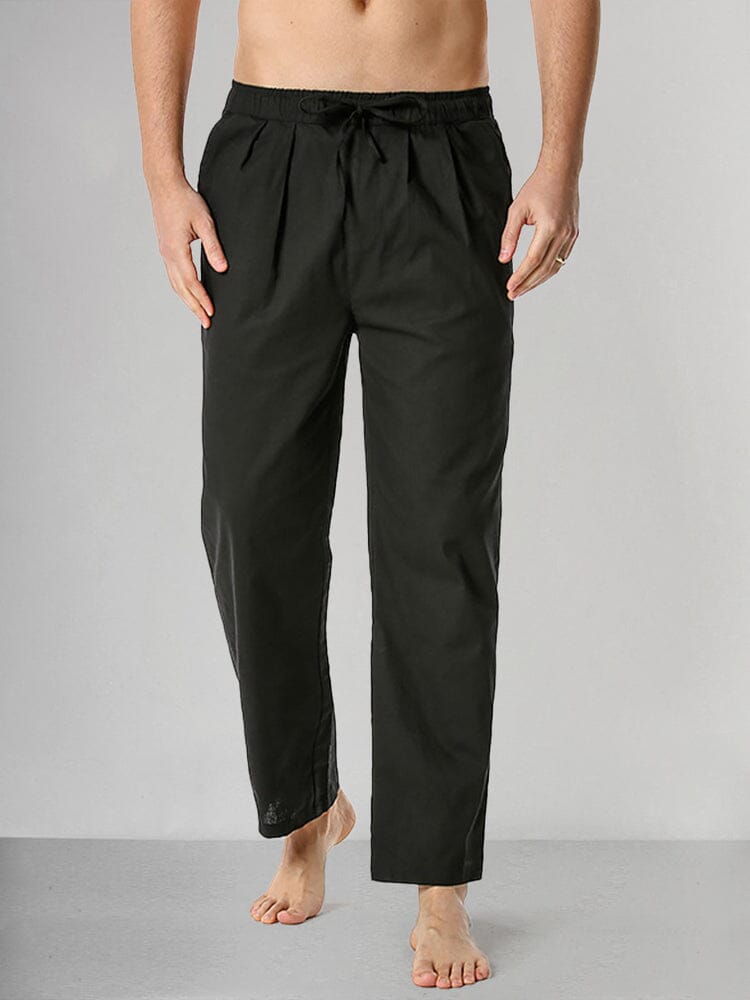 Casual Baumwolle Leinen Hose