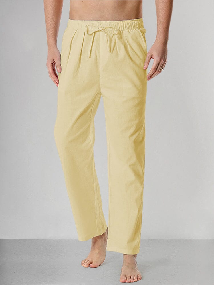 Casual Baumwolle Leinen Hose