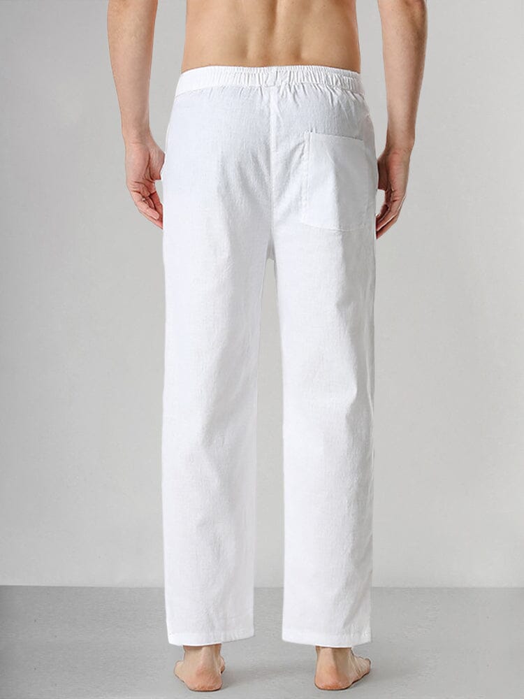 Casual Baumwolle Leinen Hose