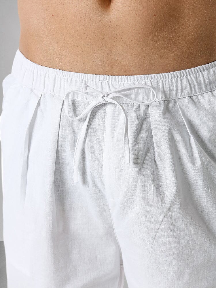 Casual Baumwolle Leinen Hose