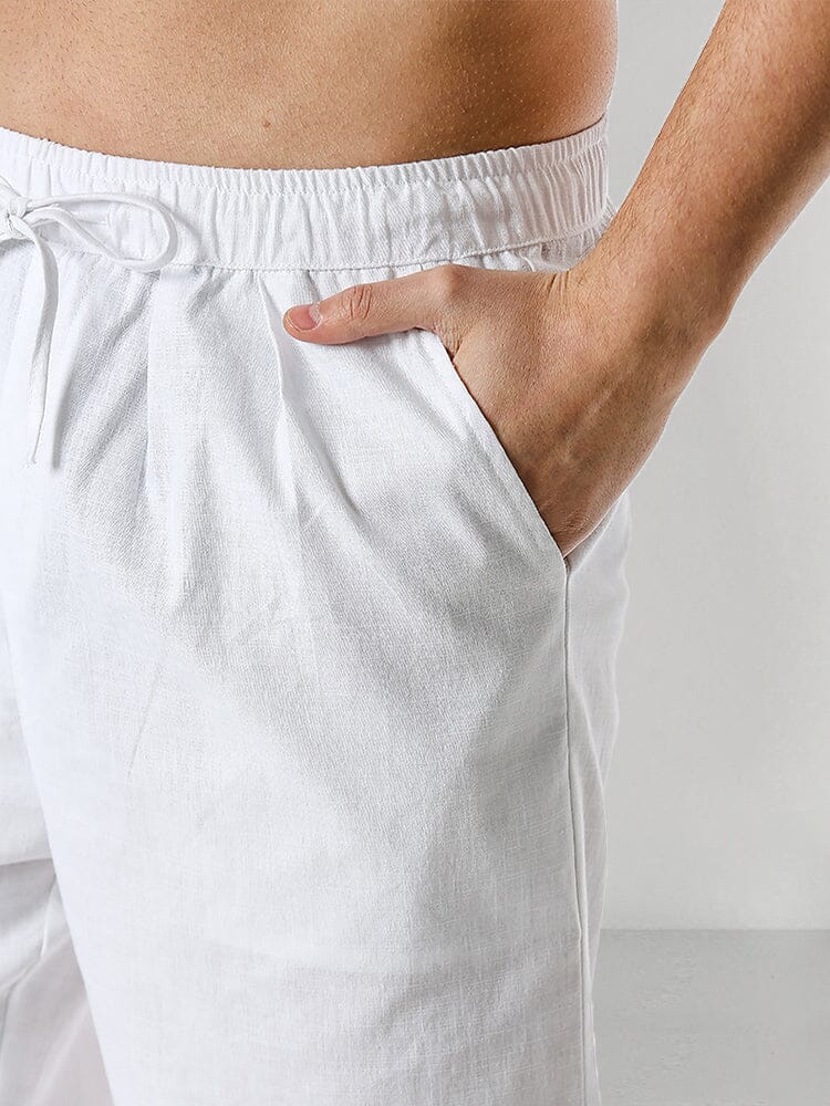 Casual Baumwolle Leinen Hose