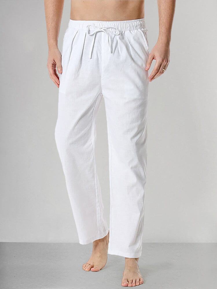 Casual Baumwolle Leinen Hose