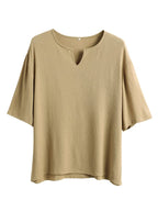 Baumwolle Uni Color Cozy Hemd
