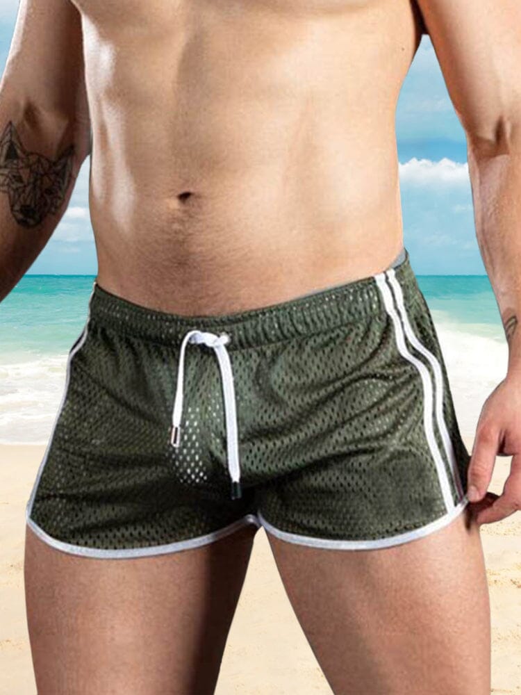 Atmungsaktive Mesh Schnell-drying Sports Strand Shorts