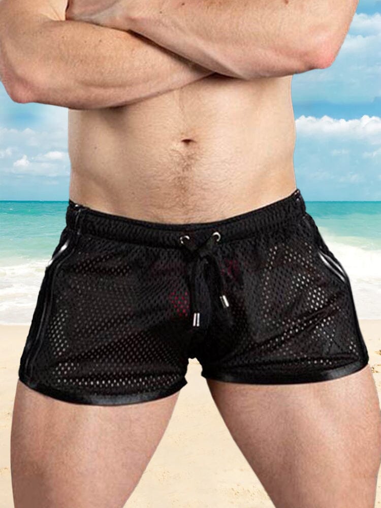 Atmungsaktive Mesh Schnell-drying Sports Strand Shorts