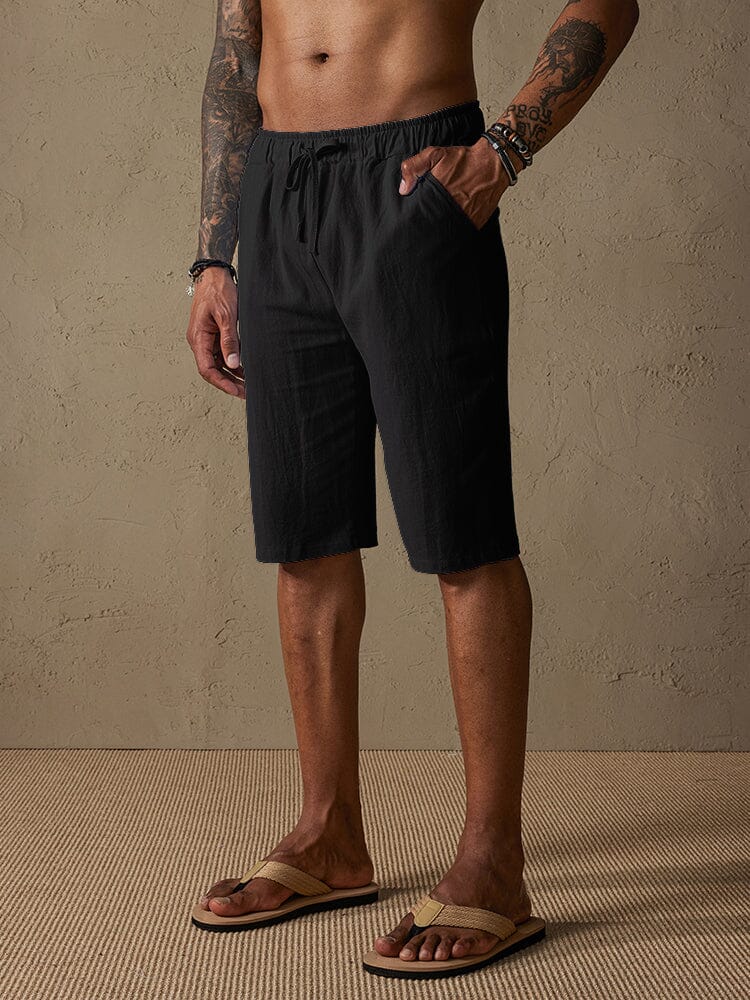 Casual Baumwolle Drawstring Shorts