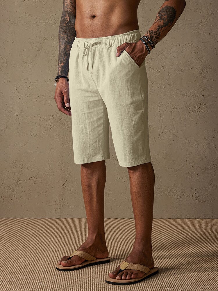 Casual Baumwolle Drawstring Shorts