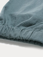 Casual Leinen Stil Lockere Hose