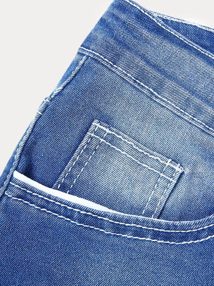 Klassisch Double stitches Slim Fit Jeans