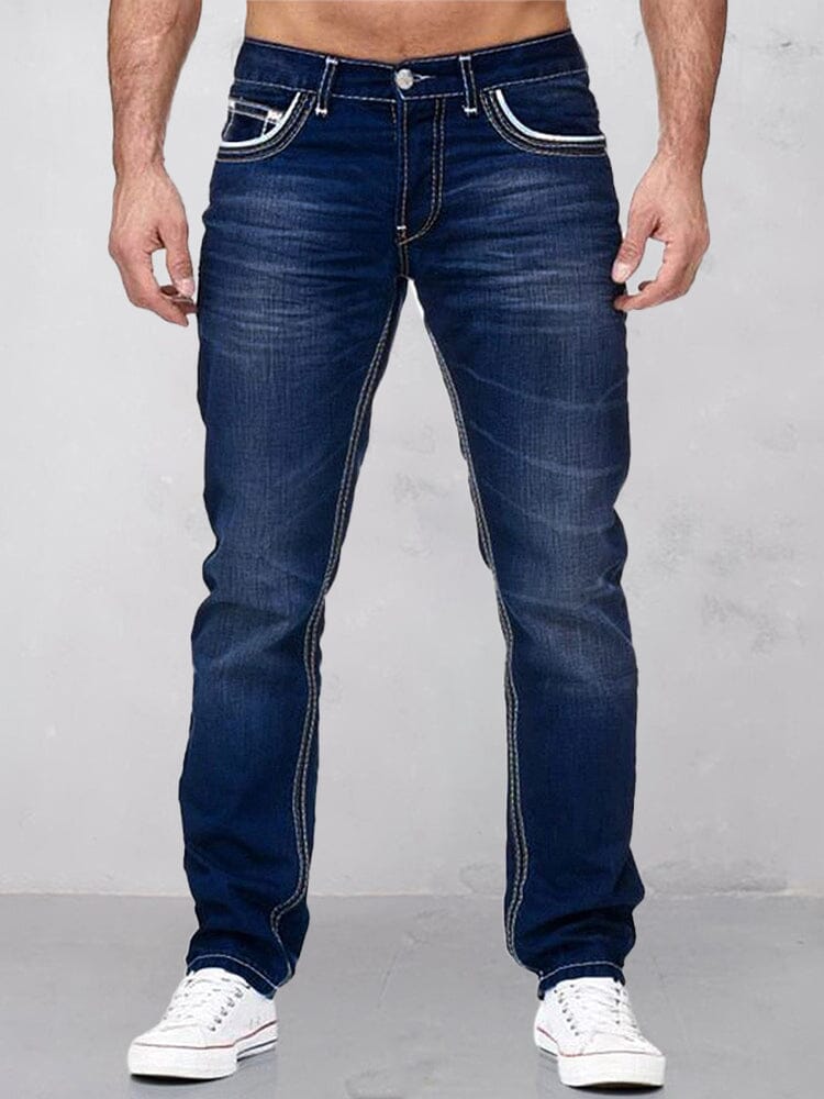 Klassisch Double stitches Slim Fit Jeans