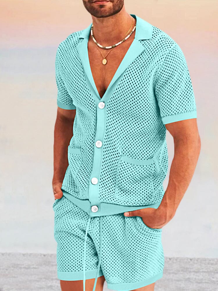 Casual Atmungsaktive Mesh Set