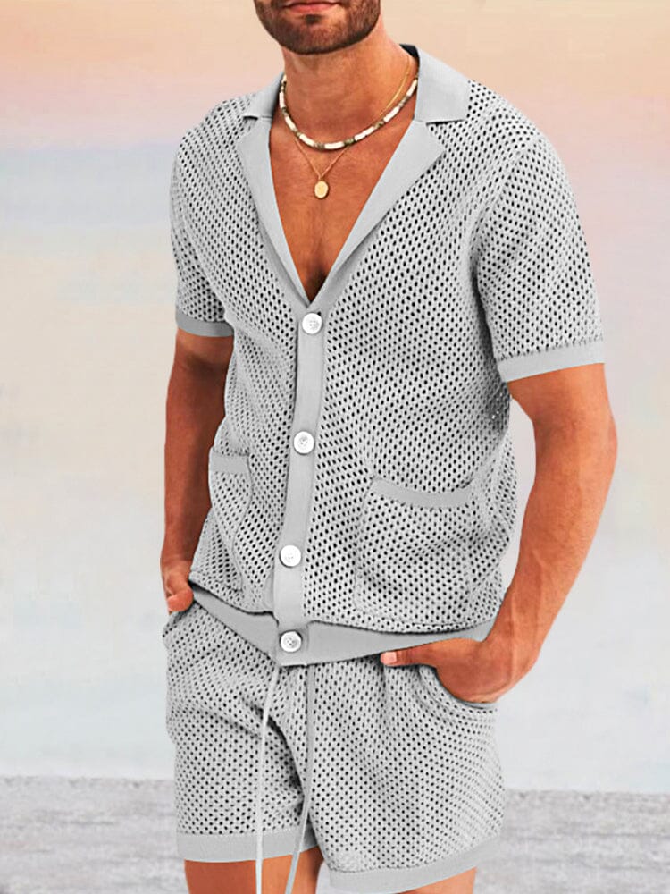 Casual Atmungsaktive Mesh Set