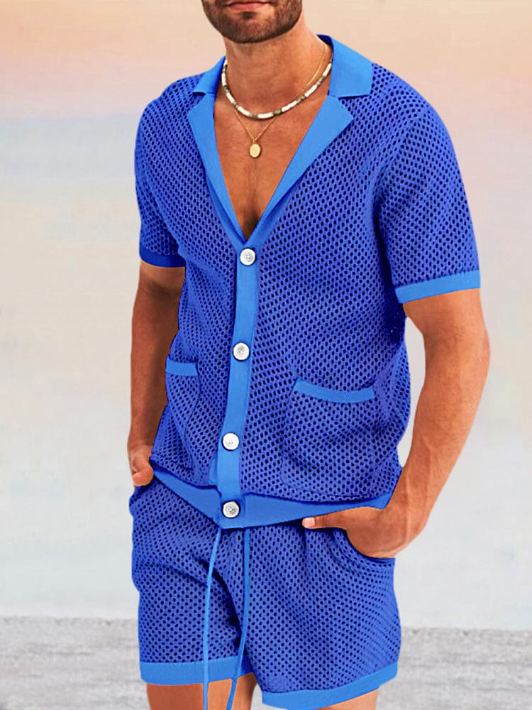 Casual Atmungsaktive Mesh Set