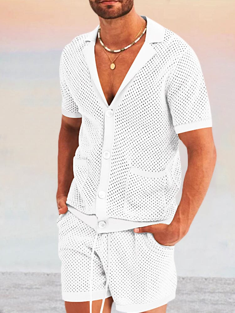 Casual Atmungsaktive Mesh Set