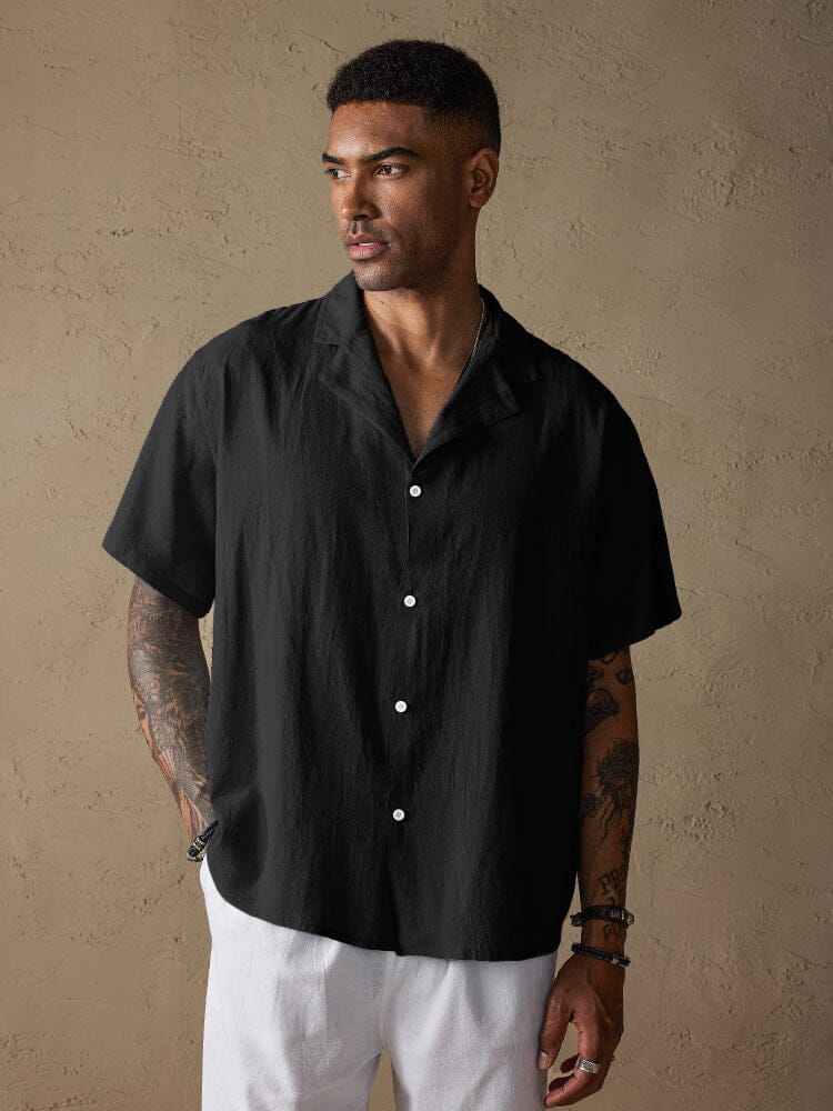 Klassisch Casual Lapel Hemd