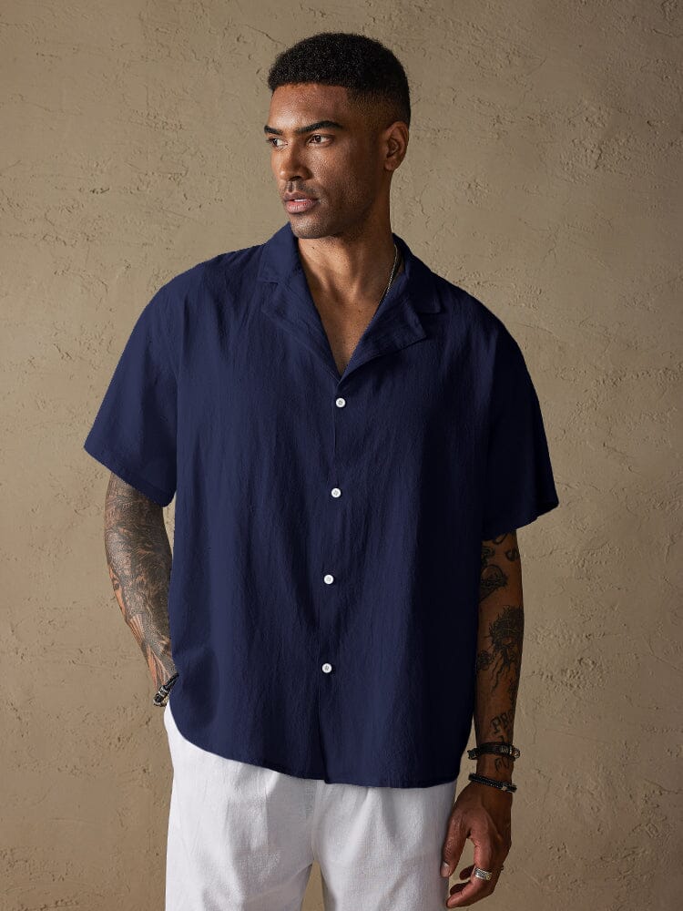 Klassisch Casual Lapel Hemd