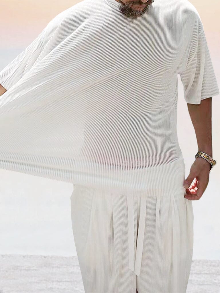 Casual Uni Stretchy Pit Strip Trainingsanzüge Set