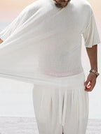 Casual Uni Stretchy Pit Strip Trainingsanzüge Set