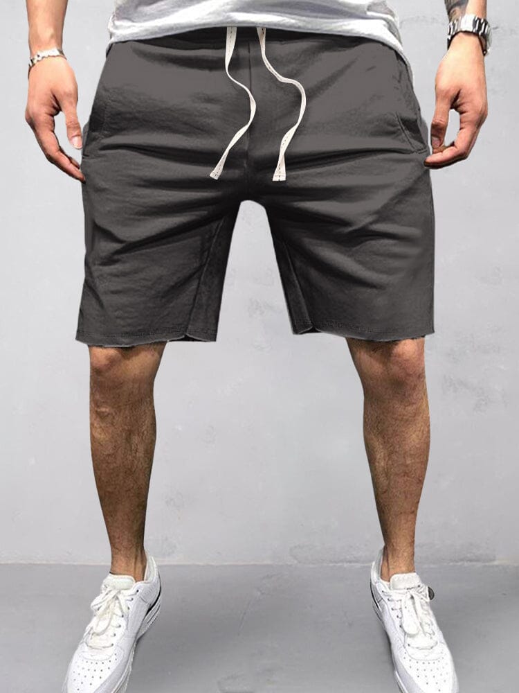 Casual Baumwolle Elastische Waist Shorts