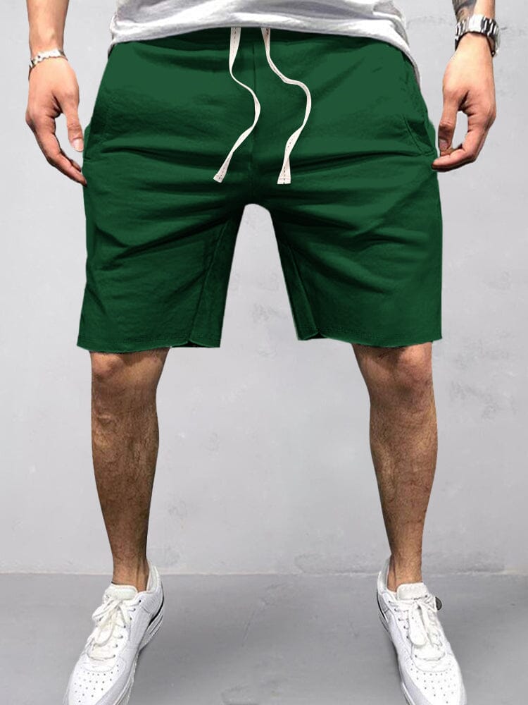 Casual Baumwolle Elastische Waist Shorts