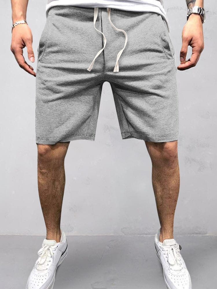 Casual Baumwolle Elastische Waist Shorts