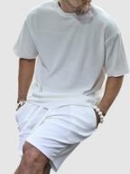 Casual Atmungsaktive Pit Strip Trainingsanzug Set