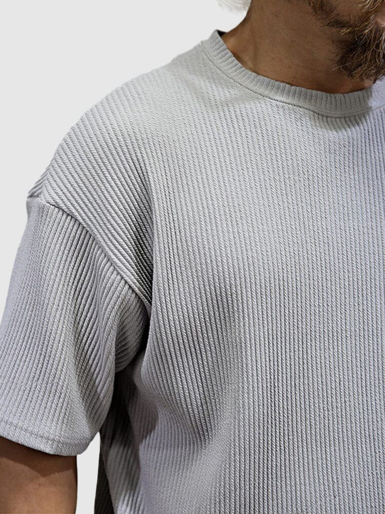 Casual Atmungsaktive Pit Strip Trainingsanzug Set
