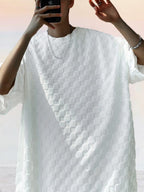 Casual Lockere Fit T-Hemd Set