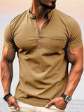 Casual Soft Henley Hemd